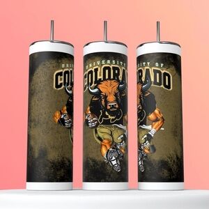 Colorado Buffaloes Deion Sanders College Football Sports 20 Ounce Skinny Tumbler